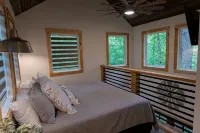 Tech Time: Secluded Treehouse Overlooking Creek - 4-Star