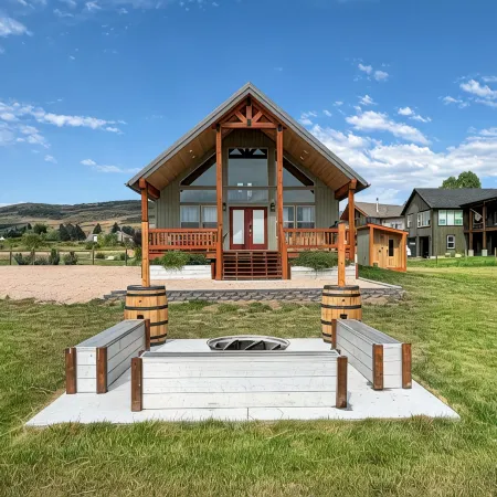 Private Sauna , Firepit,  BBQ,  Bear Lake Views