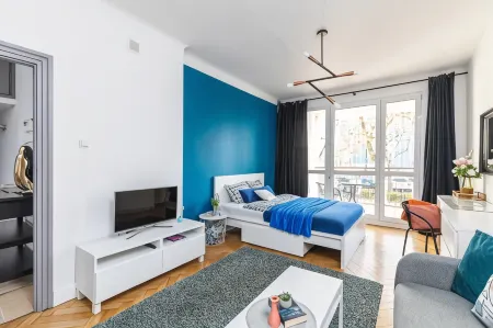 SuperApart Lewartowskiego 10 - Blisko Muzeum Polin Отели рядом с достопримечательностью «Дворец культуры и науки»