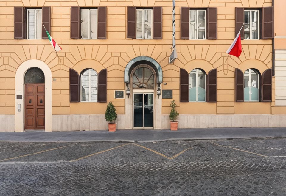 호텔 비르힐리오의 현대적인 로비나 객실