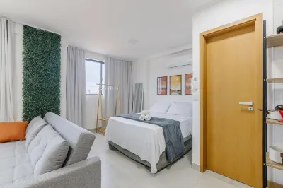 Stay With a Pool and gym 350m From the Beach in a Prime Location in Maceio - SLI Hotels in Ponta Verde