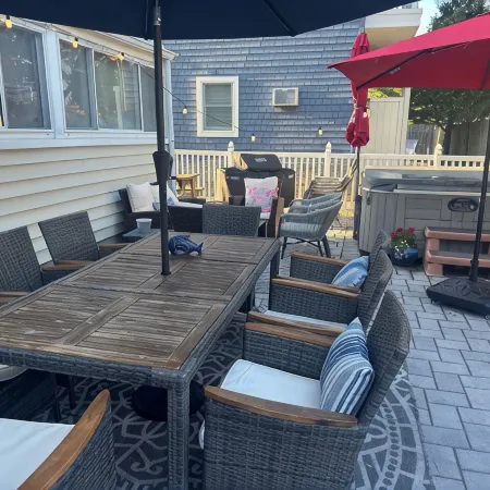Beach Block 5-Bedroom Retreat with AC in Silver Beach, Lavallette, NJ