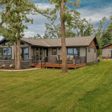 Gull Lake Cabin + Bunkhouse with Sandy Beach & Pontoon/Jet Ski availability!