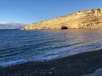 Luxury apartment in Crete with private pool, sea and mountain views.