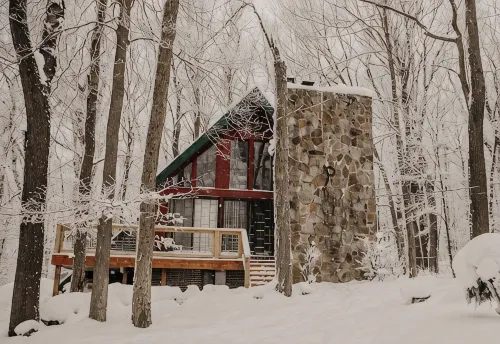 A-Frame-Away cozy secluded cabin minutes from 7Springs - Chalets