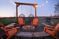 Rolling Hills/Amazing view/Firepit/Mins to ACE+NRG - Boutique