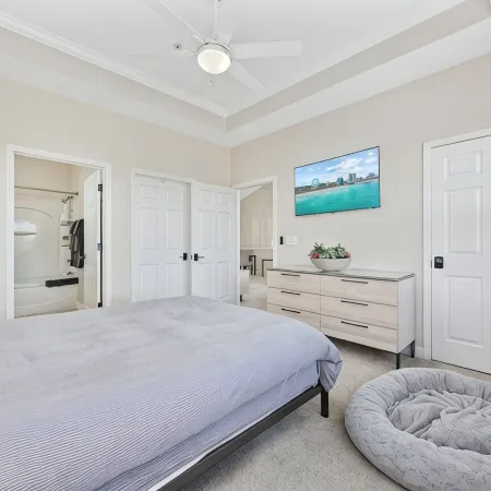 Modern Golf-View Condo • Barefoot Resort • Amazing Pools • Premium Beach Gear