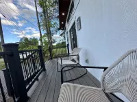 Layla Haus – Marion Tiny Home Fenced Yard Fire Pit