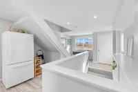 FULLY RENOVATED apt w/water views and deck near beach& marina