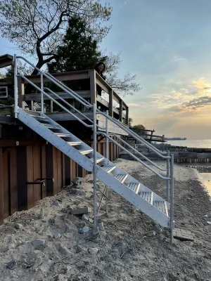 Magnificent Beach House on Sand Point, Caseville, Michigan - 沙灘