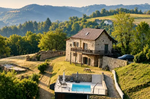Character house in Aveyron classified 4 stars - Gym