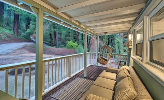 California Cottage < 4 Mi to Redwood Hiking Trails