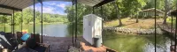 3 bedroom waterfront home Large dock and great swim area 4 KAYAKS + PADDLEBOAT