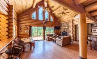 Luxurious & spacious log cabin rental. Family friendly. Lots of amenities. - 3-Star