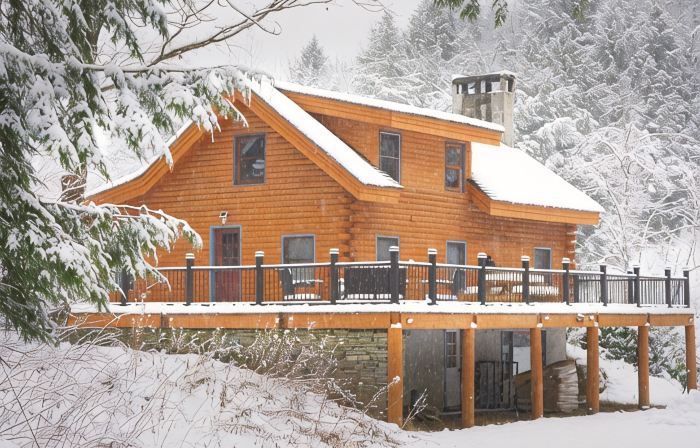 Cozy Vermont Log Cabin Near Okemo & Killington ~ the Perfect Snowy Getaway