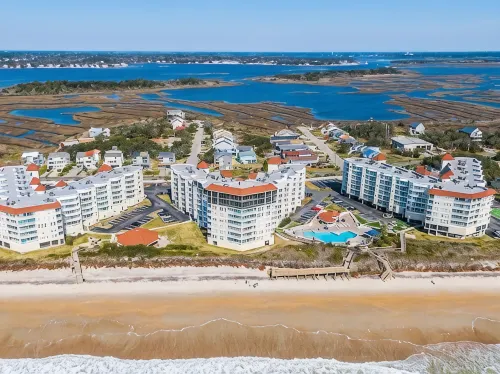 Ocean view, 2BR, 2BA Condo, St. Regis #3213, Topsail, NC - Beach