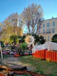 In the center of Menton, near the sea