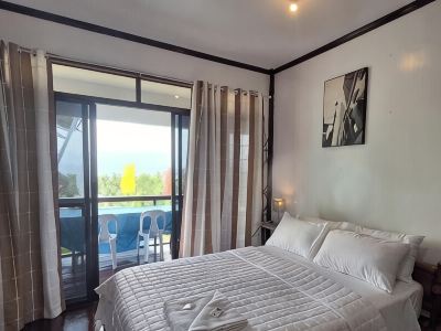 overlooking view house samal Island with mini pool