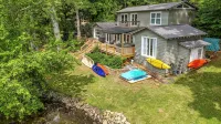 Lakefront Seclusion! - UPDATED! Dock, Hot tub, fire pit, pet friendly with fee,