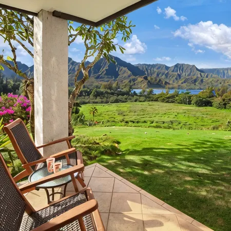 Spectacular Oceanfront View at Hanalei Bay Resort 9101,2,3 - 6 Min Walk to Beach