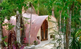 Room in Lodge - Eco-Luxe Mayan Dome + Cenote