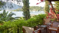 Superb waterfront villa with private pool, jetty, motorboat included and sauna