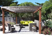 Charming modern bungalow w/ hot tub steps away from the beach