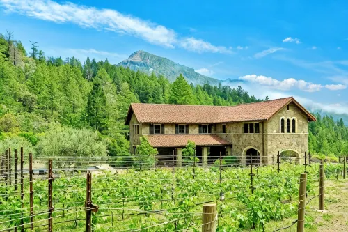 Luxury 38-Acre Calistoga Mansion - Pool, Vineyard, Amazing Views, Boccee & More - Private Pools