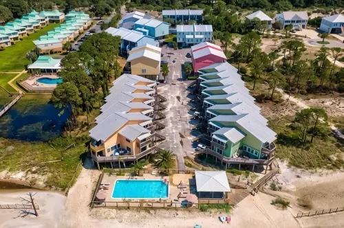 Gulf view 2 Bedroom, 2.5 Bath condo on beautiful Dauphin Island. - バルコニー