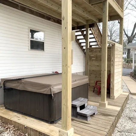 Main Channel Lake Hamilton- Private Hot Tub, Firepit, Boat Dock, No Cleaning Fee
