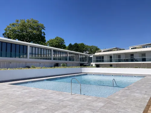 Foncillon beach, residence with swimming pool facing the sea
