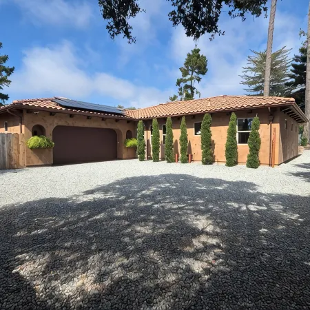 New 2,638 sf custom built Tuscan Style home in Pebble Beach.