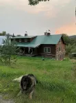 Dog Friendly Log Cabin + Wood Stove + Sauna + High Speed WiFi! 25 Min to Stowe!