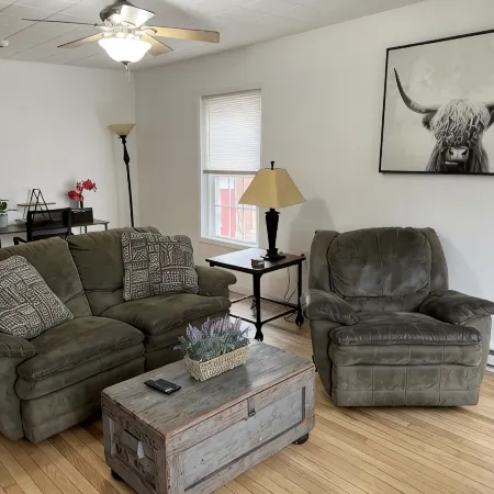 Newly  renovated spacious apartment overlooking Greene NY