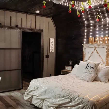 Exclusive Couples Getaway with Romantic Amenities, Private & Beautiful A-Frame