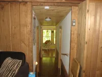 Quaint, peaceful, & creekside!  Alarka Peaceful Creek Cabin - Bryson City - balcony