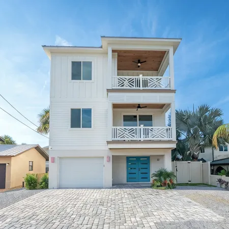 Sandcastle on 2nd - New Construction, Heated Pool, GOLF CART, Steps to Beach!