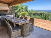 Villa Soleil d'Or Golfe de ST Tropez , Swimming Pool at 29° All Year Round, 180° View - 別墅