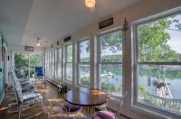 Oceanfront home with private deep water dock on Harmon Harbor, Georgetown, ME