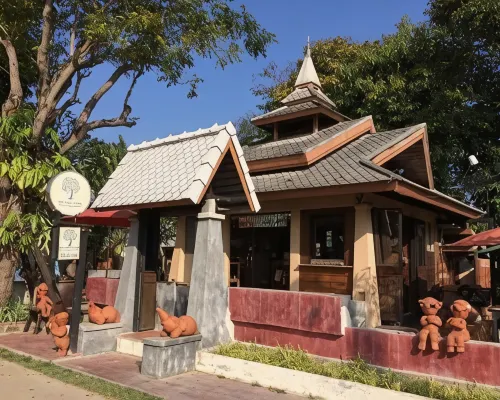 復古花園度假村 拜縣住宿飯店