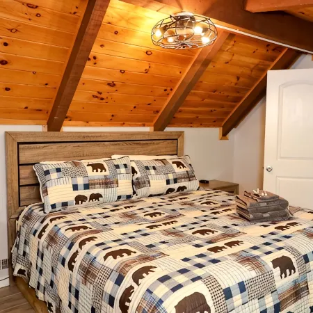 Escape the ordinary, discover the tranquility & warmth of this  A-Frame cabin