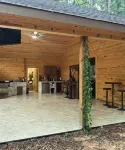 Priv 80 secluded spa cabin retreat in woods nature ATV trails fish hunt relax