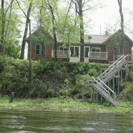 Best Fishing area with awesome views on the banks of the White River