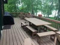 Cabin Rental on Ojibway Lake near Park Rapids - accommodates 7 - Hytter