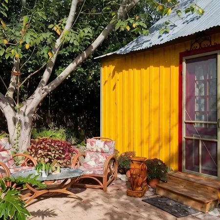 Private Respite Breathe Deeply Cabin with Garden, SwimSpa/Hot Tub, Fire Pit