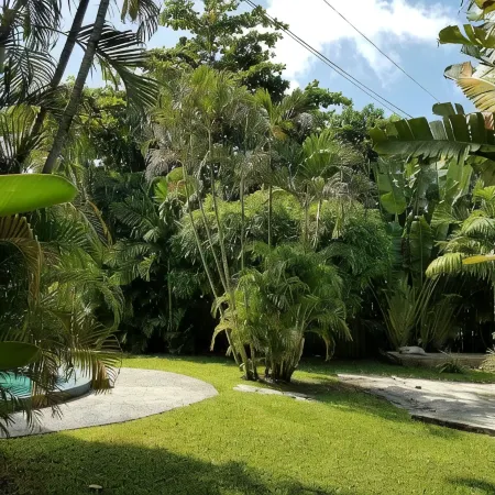 Private villa apartment with pool and within 15 minute walk to 3 beaches.