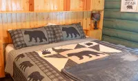 Two Bedroom Cabin with Hot Tub and Fireplace. - Dağ evi