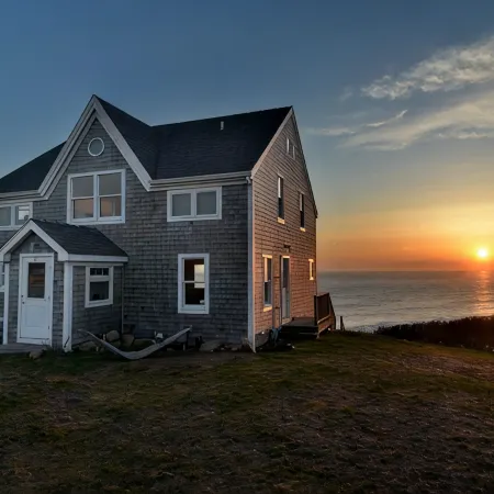 On the front, views of the surf