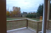 The Hill House offers a great view, plus it's close to town and dog friendly!