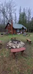 Wood Haven Lodge. Secluded, cozy log cabin in Northern Michigan.